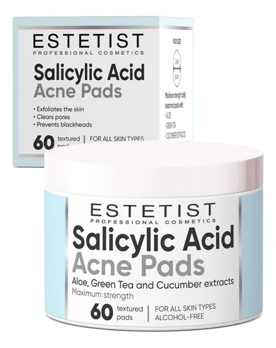 Almohadillas De Limpieza Facial De Ácido Salicílico Y Glicól