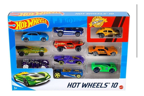 Hot Wheels Set De 10 Autos 10 Pack Carritos