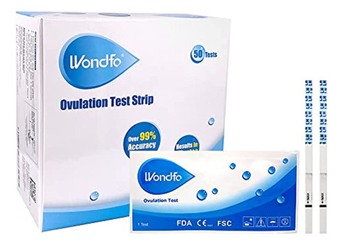 Tiras De Prueba Wondfo One Step Ovulation (lh), 50 Unidades