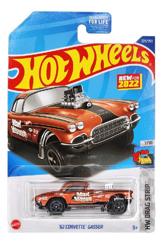 62 Corvette Gasser Hot Wheels