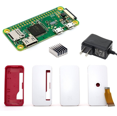 Raspberry Pi Zero W Wifi Bluetooth Case Fuente Disipador Kit