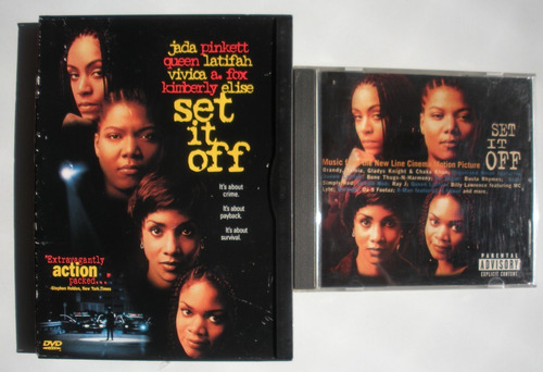 Dvd+cd Bso - Set It Off - Dvd Y Cd Imp. Usa - S/subt Español