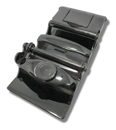 Imagen 7 de 10 de Cinturón Correa Hebilla Automática De Cuero Para Hombres