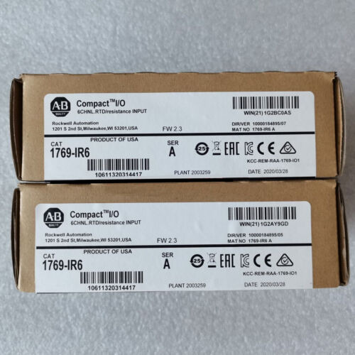 New Factory Sealed Allen Bradley 1769-ir6 Ser A Compactl Bbs