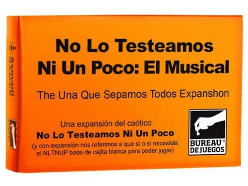 No Lo Testeamos Ni Un Poco Musical Juego Cartas Previa Lelab