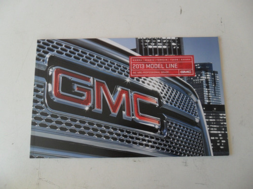 Folleto Catalogo Chevrolet Gmc 2013 Pick Up  Brava Manual