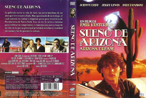 Sueño De Arizona Dvd Johnny Depp Jerry Lewis Emir Kusturica