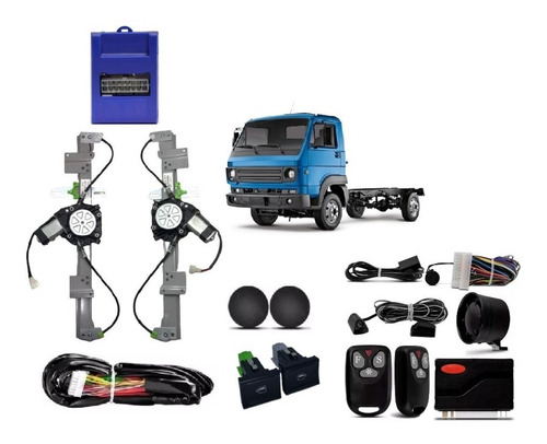 Kit Vidro Eletrico Caminhão Delivery 5150 + Sistec 12v 13/16