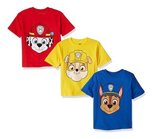 Camisetas Paw Patrol Nickelodeon Niño