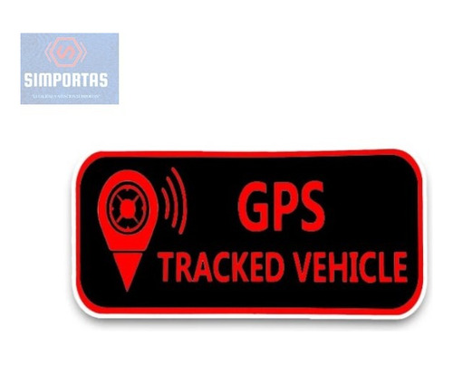 2 X Logos Gps Tracked Vehicle Adhesivos Para Auto Santiago