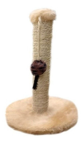 Imagem 3 de 5 de Arranhador De Gato Poste Pelucia E Sisal - Cores Sortidas