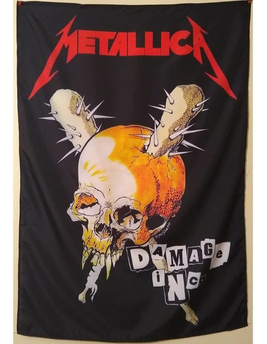 Bandera Póster Metallica Damage Inc -  Master Of Puppets 