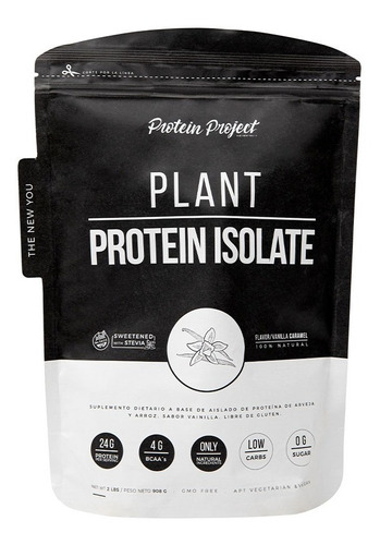  Proteina Vegana Isolate 2lbs 908gr Proteinproject Con Envio