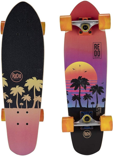 Skateboard Sunset Palm Mini