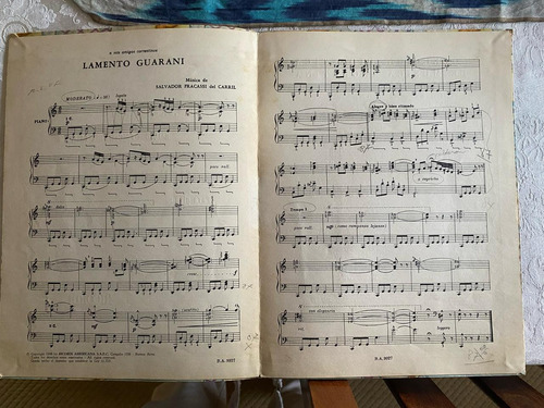 Lamento Guarani - Partitura Para Piano (ricordi) (Usado)