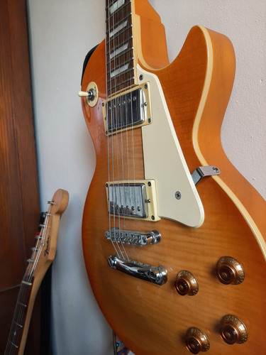 Guitarra Eléctrica Epiphone Les Paul Standard Korea Diestro Lemon Burst Palo De Rosa (Usado)