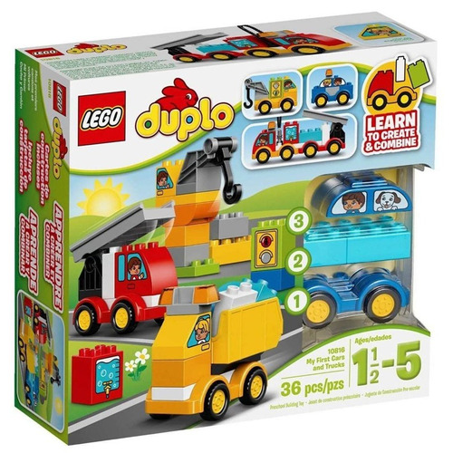Lego Duplo Mis Primeros Autos Y Camiones 36pz Original