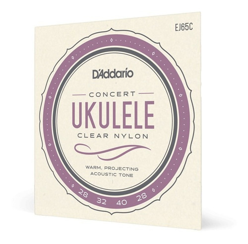 Set De Cuerdas Daddario Para Ukelele Concierto 