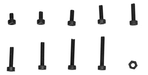 Kit De Sortimento De Porcas Hexagonais De Liga De Aço, 300 U