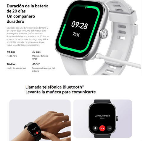 Xiaomi Redmi Watch 4, Reloj Inteligente Smartwatch Llamadas
