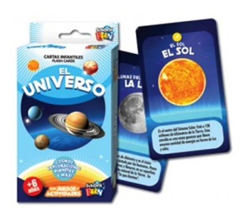 Juego De Cartas El Universo Educativas Didacticas Juegos Byp