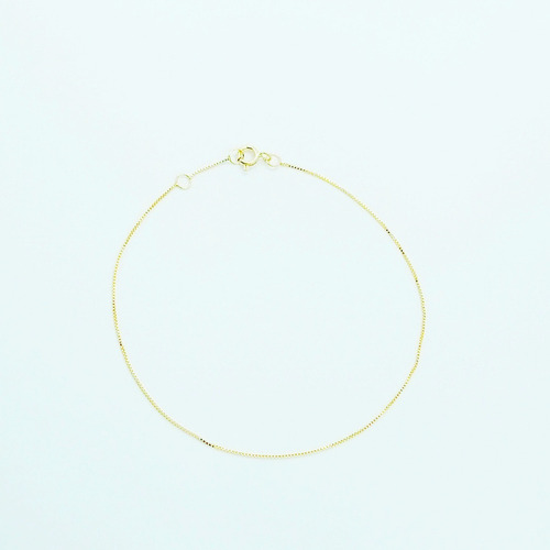 Imagem 3 de 6 de Pulseira Veneziana Fina Ouro 10k