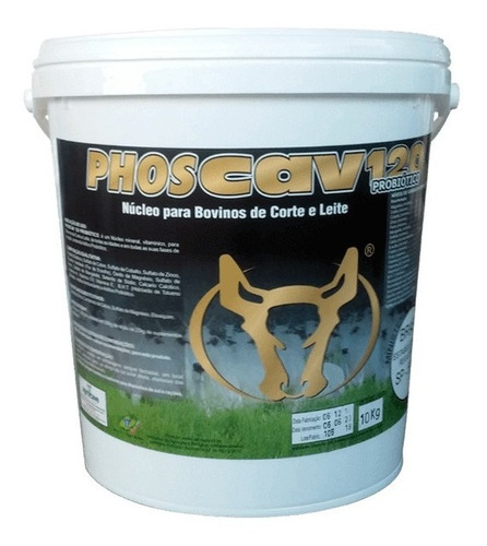 Phoscav 120 Probiótico 10 Kg Núcleo Para Mistura Agrocave