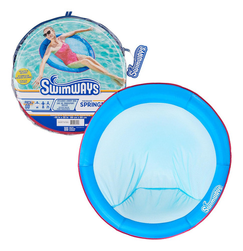 Tumbona De Alberca Swimways Spring Float Premium Papasan...