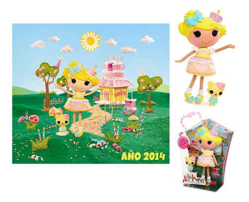 Lalaloopsy Muñeca Candle Slice O' Cake Año 2014 Original