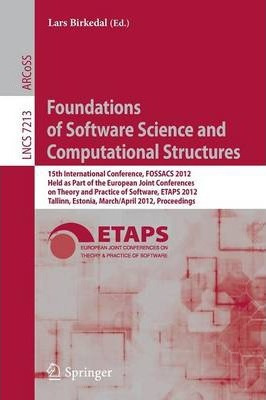 Libro Foundations Of Software Science And Computational S...