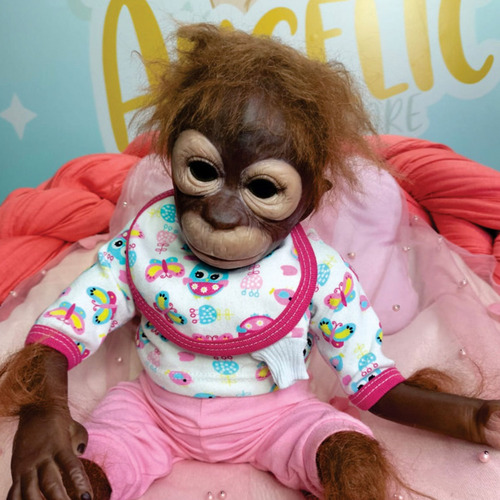 Bebe Reborn Chango 50 Cm Silicona Suave Realista