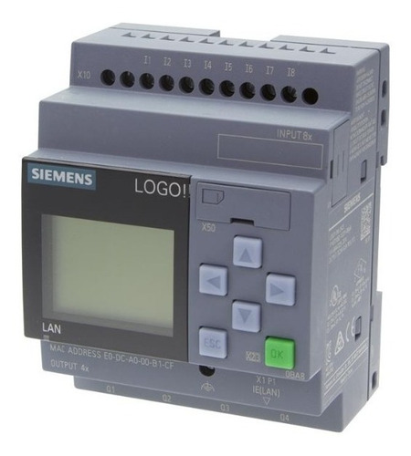 Cpu Siemens Logo! 12/24rce Con Display - 6ed1052-1md08-0ba1 