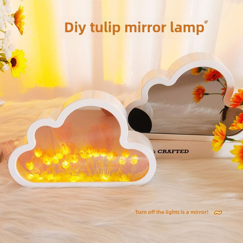 Paquete De 10 Materiales Florales: Nubes, Tulipanes, Luz Noc