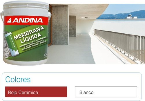 Membrana Impermeabilizante Pintura Para Techos X 20 Litros