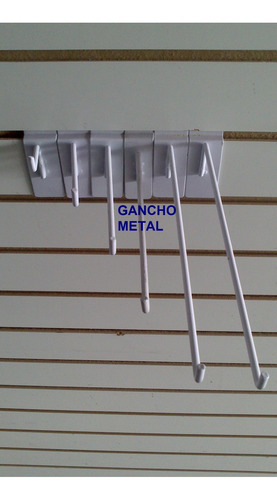 Imagen 2 de 2 de 100 Gancho Blister Exhibipanel Panel Ranurado 1 Cja X Compra