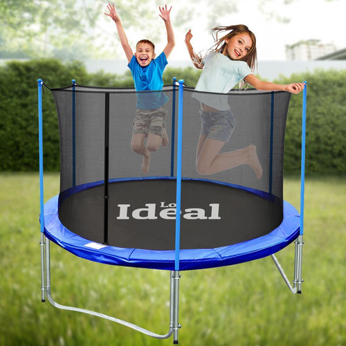 Imagen 3 de 8 de Cama Elástica Trampolín 1,83 + Cobertor + Red - El Regalón