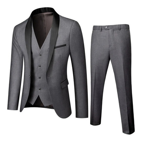 Conjunto De Traje Delgado De 3 Piezas Para Hombre, Fiesta De