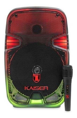 Imagen 9 de 10 de Bafle Bocina Kaiser 8 Ksw-1008 Recargable Bluetooth Led Usb