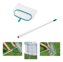 Comprar Red Saca Hojas Para Piscina +tubo Telescopico 360cm Bestway