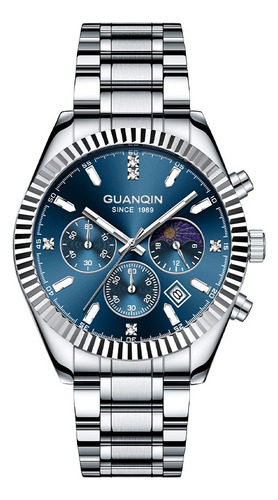 Reloj Para Hombres Cuarzo Guanqin Luminous Moda Watch Mens