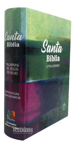 Biblia Reina Valera 1960 Letra Grande Tapa Dura Colores 