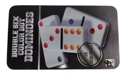 Jogo De Domino Osso Super Luxo Na Lata 28Pçs- UNYHOME