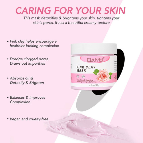 Mascarilla Facial D Rose V C, PelĂcula De Barro, Con V C E F
