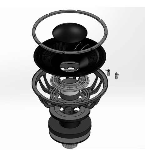 Alto Falante Taramps 15 Pol. Sl 2k8 8 Ohms 1400w Rms