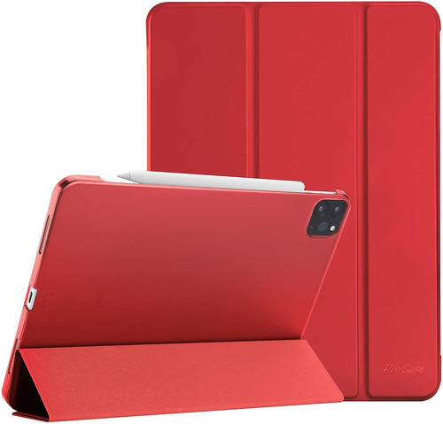 Funda Procase Para iPad Pro 12.9 2020 / 2018 (rojo)