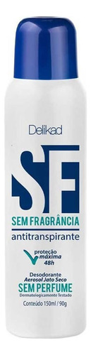 Des Antitranspirante Aerosol Jato Seco Delikad Sf 150ml