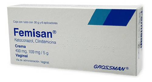 Femisan Vaginal Ketoconazol, Clindamicina 400/100 Mg 30 Gr