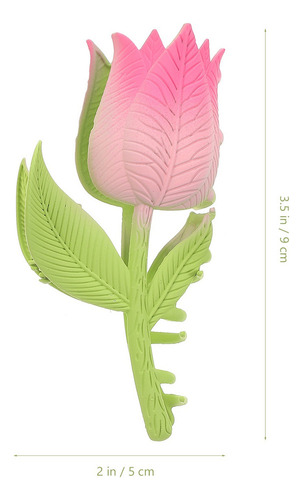 Pinza Para El Pelo Con Forma De Tulipán Con Forma De Flor, 2