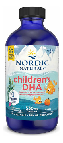 Nordic Natural Dha Omega 3 Para Niños X 530 Mg X 237 Ml Usa