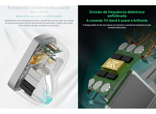 Auriculares HiFi Kz As16 Pro 16 Drivers con micrófono, color verde